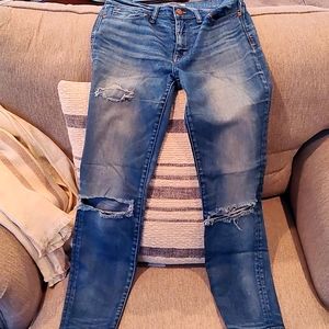 ADORABLE MADE WELL HIGH RISE DISTRESSED SKINNY JEANS